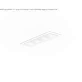 Aluminum recessed LED ceiling lamp Kermt