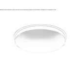 Semi-recessed LED ceiling lamp Yuvacik