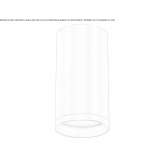 Aluminum ceiling lamp Yalizava