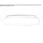 Wall lamp/ceiling lamp in opal glass Taflan