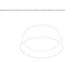 LED fabric ceiling lamp Roncola