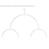 Brass LED ceiling lamp Dabeiba