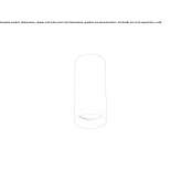 Powder-coated aluminum ceiling lamp Yalizava