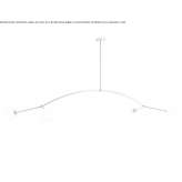 Brass LED ceiling lamp Dabeiba