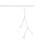 Brass LED ceiling lamp Dabeiba