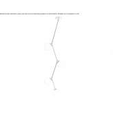 Brass LED ceiling lamp Dabeiba