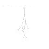Brass LED ceiling lamp Dabeiba
