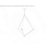 Brass LED ceiling lamp Dabeiba