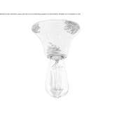 Okrągła, ceramiczna lampa sufitowa Kabala
