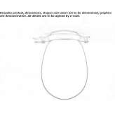 Dimmable stainless steel LED ceiling lamp Kogarah