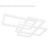 Metal LED ceiling lamp Przemysl