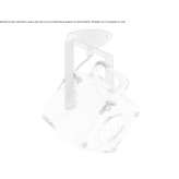 Regulowana ceramiczna lampa sufitowa Salcia