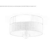 Ceramiczny kinkiet/lampa sufitowa Mugeni