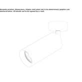 Adjustable aluminum ceiling lamp Yalizava