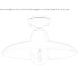 Ceramiczna lampa sufitowa Pruggern