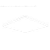 Aluminiowa lampa sufitowa LED Florac