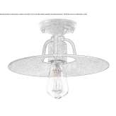Ceiling lamp made of metal and ceramics Olathe