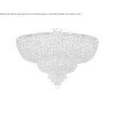 Crystal ceiling lamp Cerons