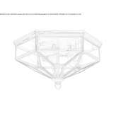 Glass ceiling lamp Baiano