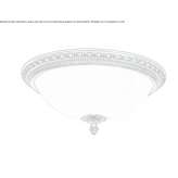 Ceiling lamp made of sandblasted glass Huete