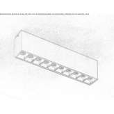 Lampa sufitowa LED z aluminium malowanego proszkowo Holeby