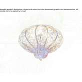 Murano glass ceiling lamp Sumice