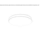 Aluminum LED ceiling lamp with dimmable function Csomor