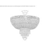 Crystal ceiling lamp Cerons
