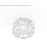 Murano glass ceiling lamp Gittelde