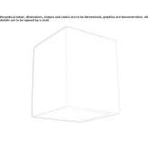 Gipsowa lampa sufitowa Cajonos