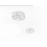 Wall lamp/ceiling lamp in blown glass Urgeses