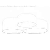 Metalowa lampa sufitowa LED Suraia