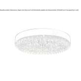 Metalowa lampa sufitowa LED z kryształkami Goksu