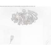Glass ceiling lamp Aceituna