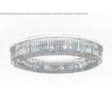Metal ceiling lamp with crystals Palanca