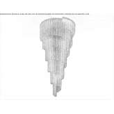 Bulb ceiling lamp made of marble Vinerea