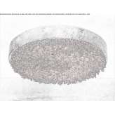 Ceiling lamp made of metal, painted with LED diodes Goksu