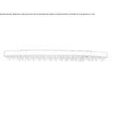 Metalowa lampa sufitowa LED z kryształkami Goksu