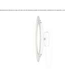 Plate wall lamp/ceiling lamp Llerena