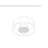 Metalowa lampa sufitowa Sucila