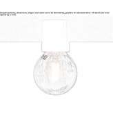 Metal ceiling lamp Gata