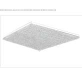 Metalowa lampa sufitowa LED z kryształkami Palanca