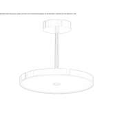 Swivel LED hanging lamp Izbiceni