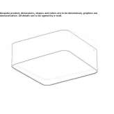 Dimmable LED ceiling lamp, made of polycarbonate Vimbodi