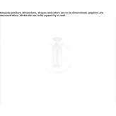 LED ceiling lamp made of glass Poraz