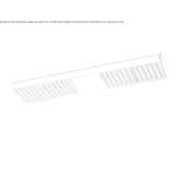 Aluminiowa lampa sufitowa Heusden