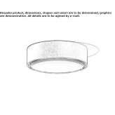LED ceiling lamp made of die-cast aluminum Thomm