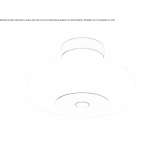 LED ceiling lamp made of glass and aluminum Linden