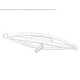 Metal LED ceiling lamp Jerica