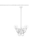 Glass ceiling lamp Milmort